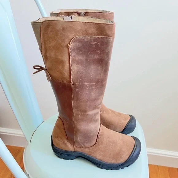 KEEN Shelby Leather Boots W9 - Picture 5 of 10